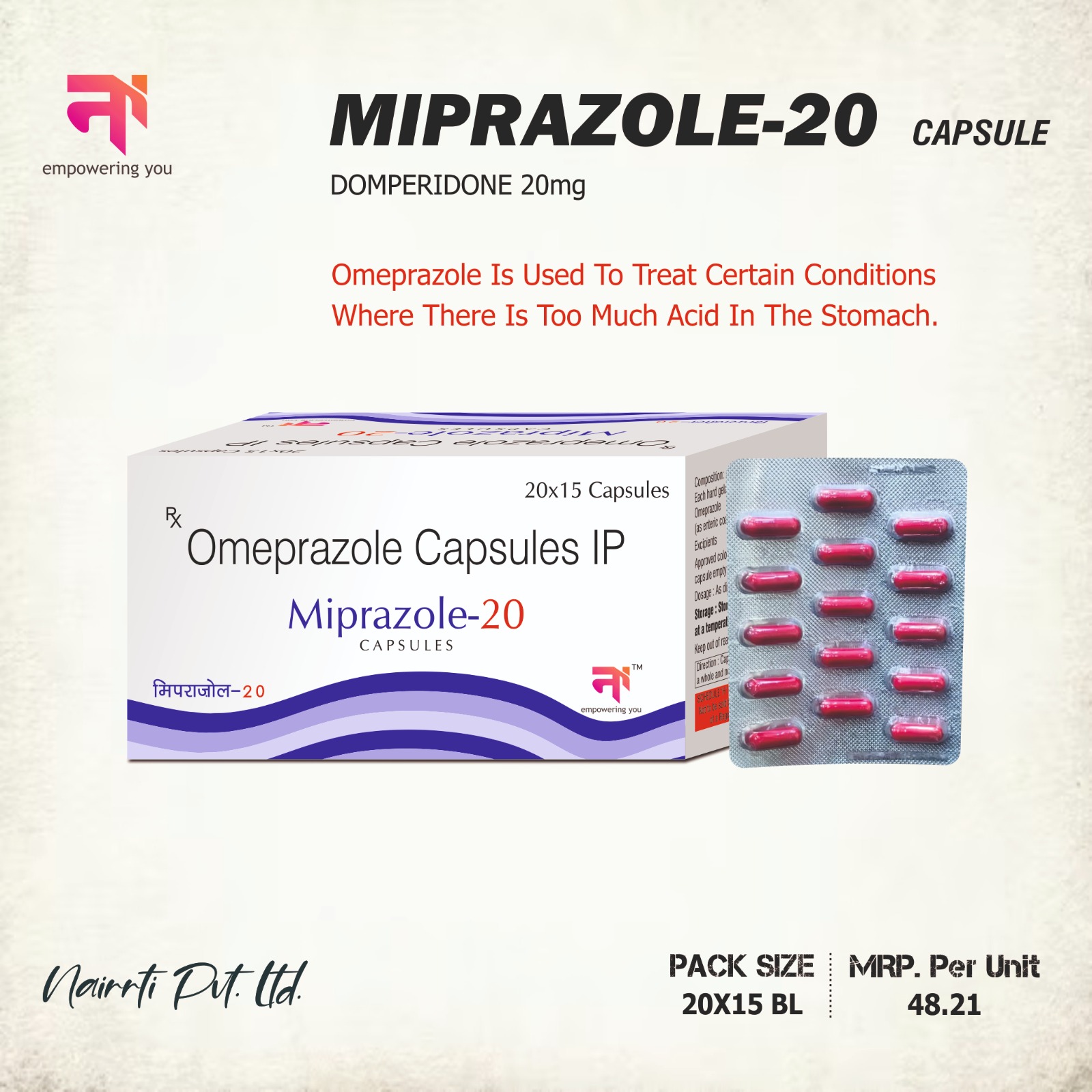 MIPRZOLE 20